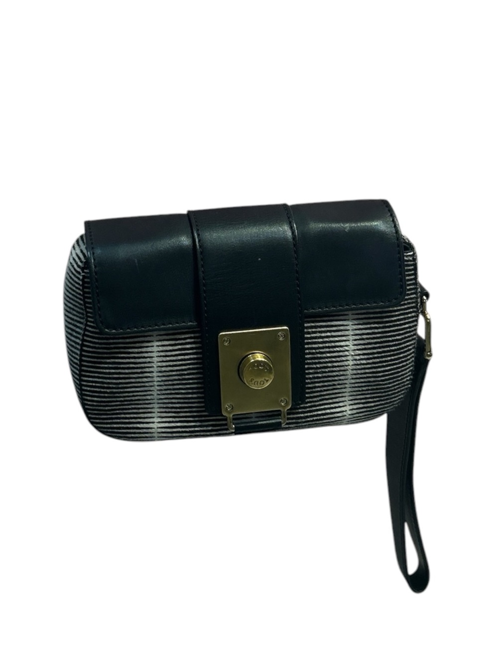 Y2K Tod's 2011 Calfskin Leather Wristlet Clutch D Bag